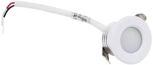 Afbeelding laden in galerijviewer, Enzo led mini inbouwspot 1,5w 2700k 37mm 60gr rond vast wit - led4630
