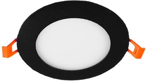 Afbeelding laden in galerijviewer, Enzo led panel downlight 6w 4000k incl. driver zwart - led2612
