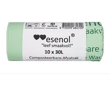 Esenol composteerbare afvalzakken 30 liter - 1 rol van10st
