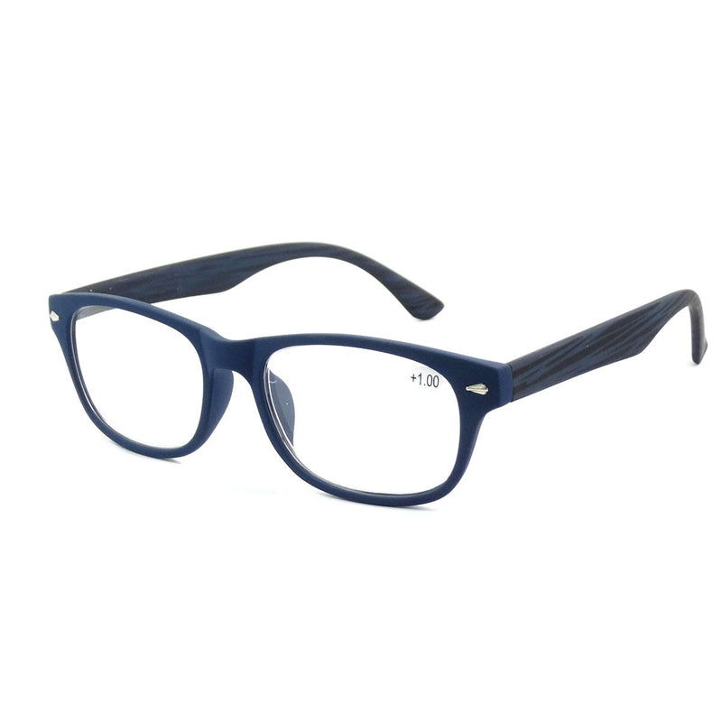 Load image into Gallery viewer, Spectrum leesbril blauw zwart vierkant 1.00
