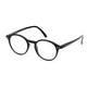Spectrum leesbril zwart rond 1.00