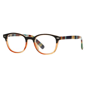 Spectrum leesbril transparant oranje gekleurd 3.00