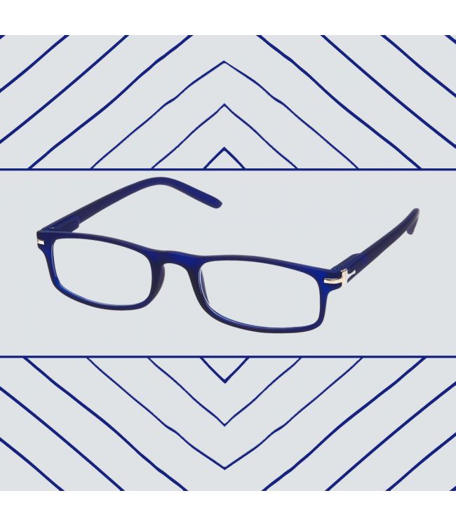 Load image into Gallery viewer, Spectrum leesbril mat blauw assorti rechthoekig assorti
