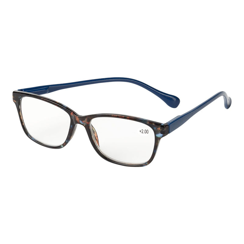 Load image into Gallery viewer, Spectrum leesbril bruin gevlekt rechthoekig 1.00
