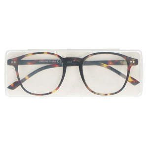 Spectrum leesbril ultra flat in case havana 1.50