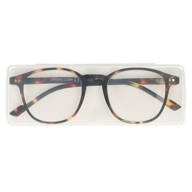 Spectrum leesbril ultra flat in case havana 1.50