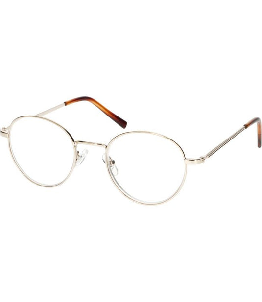 Spectrum leesbril rond zilver klassiek 1.00