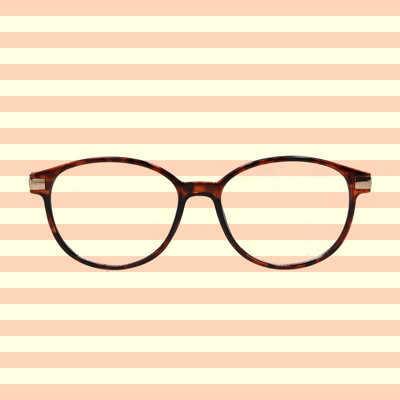 Load image into Gallery viewer, Spectrum leesbril havanna goud 3.00 klassiek rond
