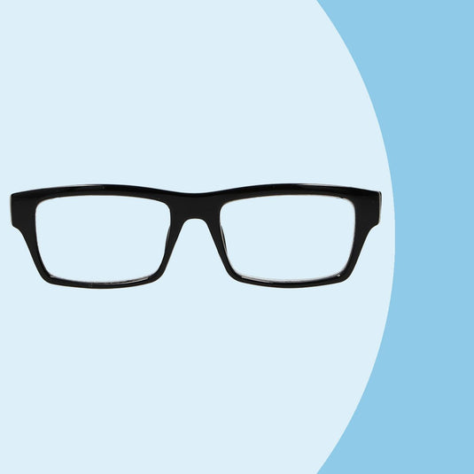 Spectrum leesbril zwart 3.50 rechthoekig