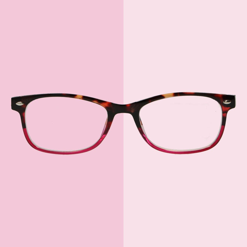Load image into Gallery viewer, Spectrum leesbril vlam roze rechthoekig 1.00
