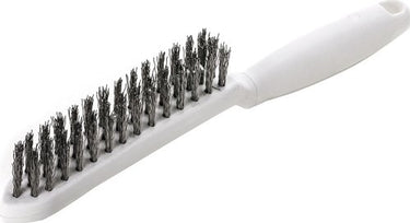 Lessmann staalborstel | lengte 285 mm | 0,35 mm rvs-staaldraad golvend | 3-rijig | 1 stuk - 185431 185431