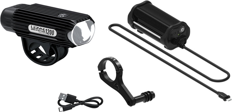 Load image into Gallery viewer, Lezyne deca stvzo 1200 loaded kit lighting set
