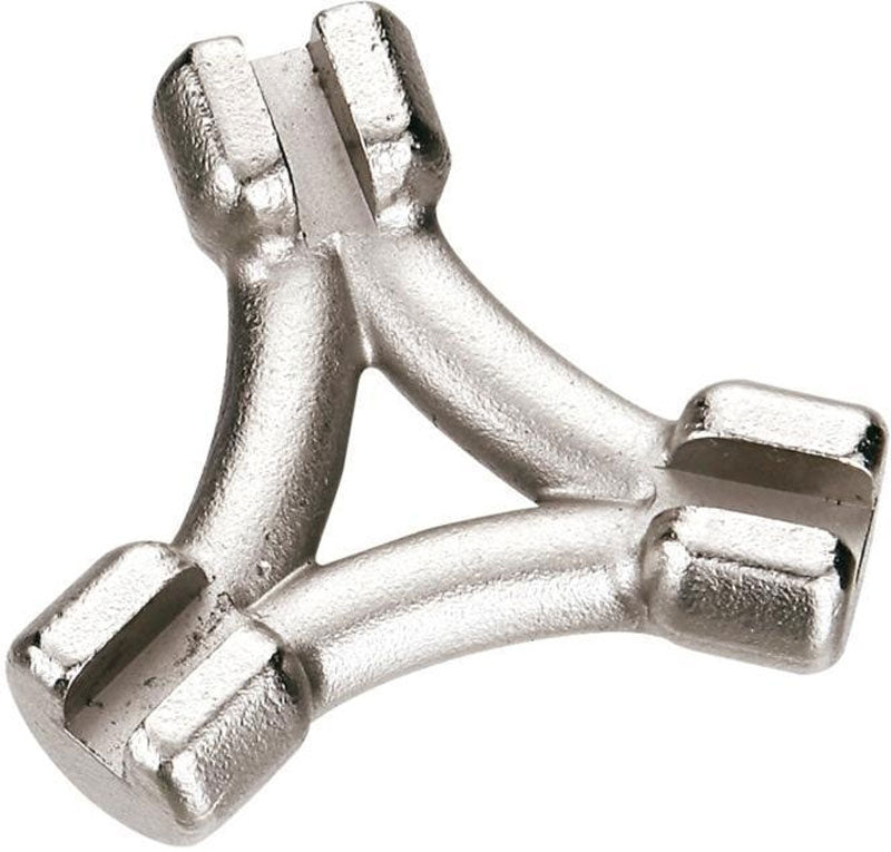 Load image into Gallery viewer, Lezyne cnc spoke wrench 3.22 3.3 3.45mm silver
