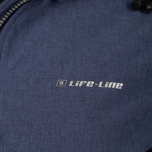 Life line Kya softshell parka dames donkerblauw maat XL