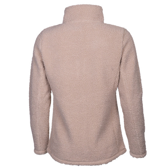 Load image into Gallery viewer, Life line Lorne Sherpa Fleecejas dames beige maat S
