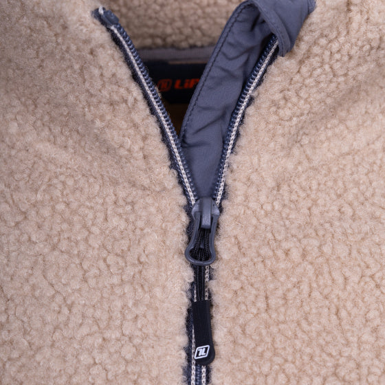 Load image into Gallery viewer, Life line Lorne Sherpa Fleecejas dames beige maat S
