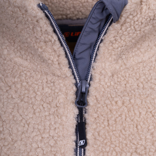 Life line Lorne Sherpa Fleecejas dames beige maat S