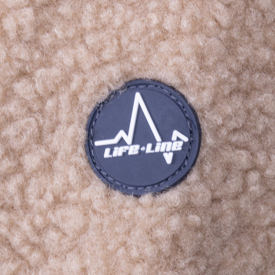 Load image into Gallery viewer, Life line Lorne Sherpa Fleecejas dames beige maat S
