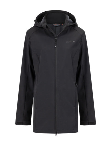 Life line Wellington Softshell Parka dames zwart maat XL
