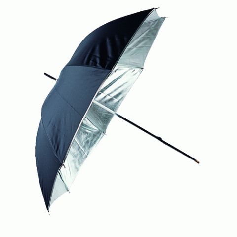 Linkstar Flash Umbrella PUR-84SB Silver/Black 100 cm