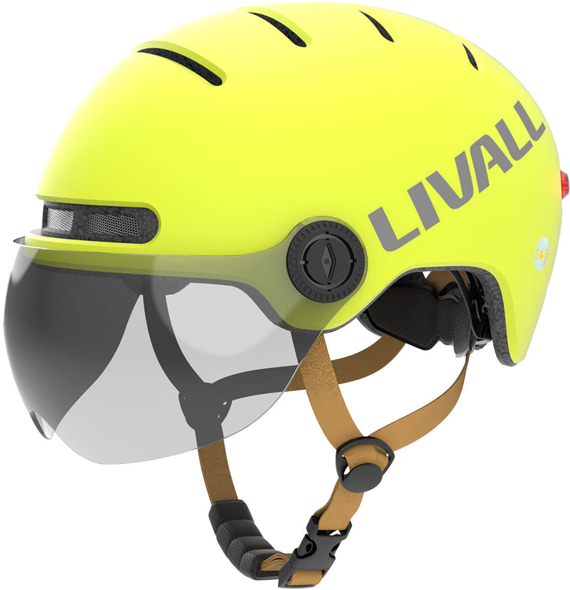 Load image into Gallery viewer, Livall l23 - urban led bike helmet with visor
