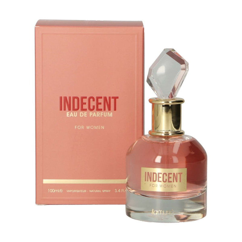 Load image into Gallery viewer, Lamusê by lattafa eau de parfum spray dames indecent 100ml
