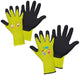 L+d children glove latex tekla gr.3 neon yellow
