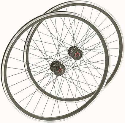 Point wheel set fixed and free 28 black black