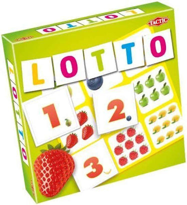 Tactic lotto fruit nummers – kaartspel – zoek vind – familiespel – 2-4 spelers – vanaf 3 jaar