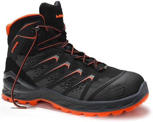 Afbeelding laden in galerijviewer, Lowa veiligheidsschoenen lowa werkschoen larrox work gtx mid 5460 s3 | zwart | maat 41 - 00.159.002.41

