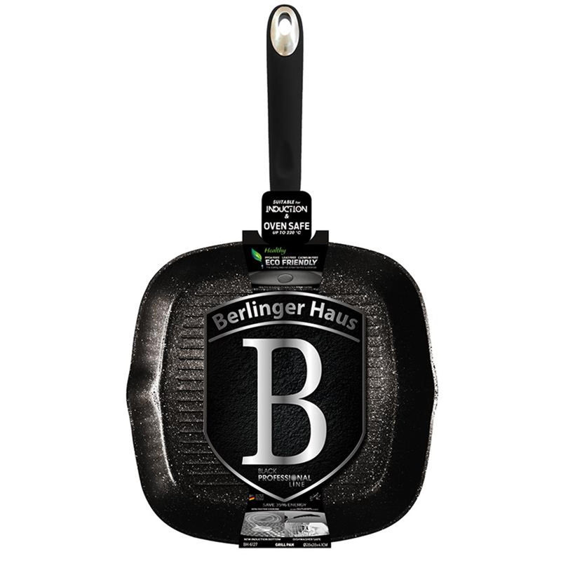 Load image into Gallery viewer, Berlingerhaus grillpan 28cm black
