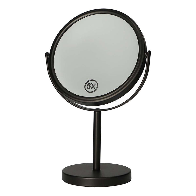 Load image into Gallery viewer, Lsp spiegels spiegel op voet mat zwart 30,5cm 5x vergrotend
