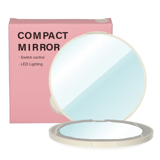 Lsp spiegels compacte tasspiegel rond 5x vergrotend met led