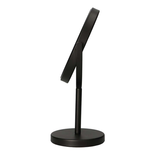 Lsp spiegels spiegel op voet mat zwart 30,5cm 5x vergrotend