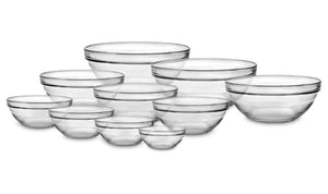 Duralex schaal lys stapelbaar rond hardglas 3450ml 26cm losse schaal