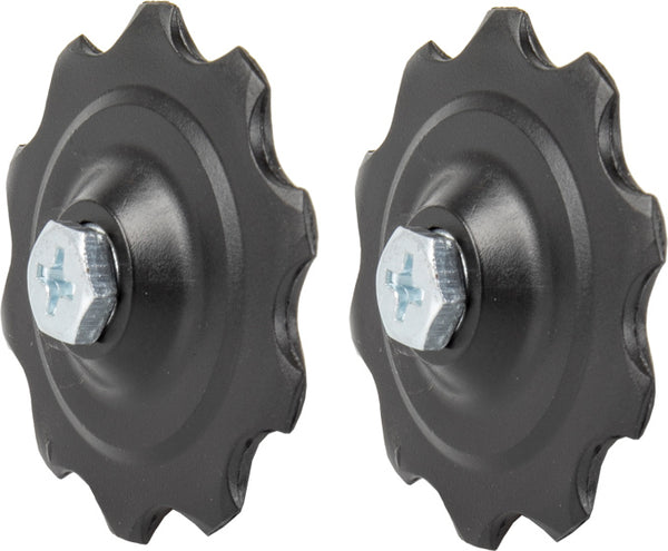 derailleur wheels standard 5-10 speed black 2 pieces