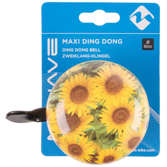 Load image into Gallery viewer, M-wave ding-dong fietsbel zonnebloem

