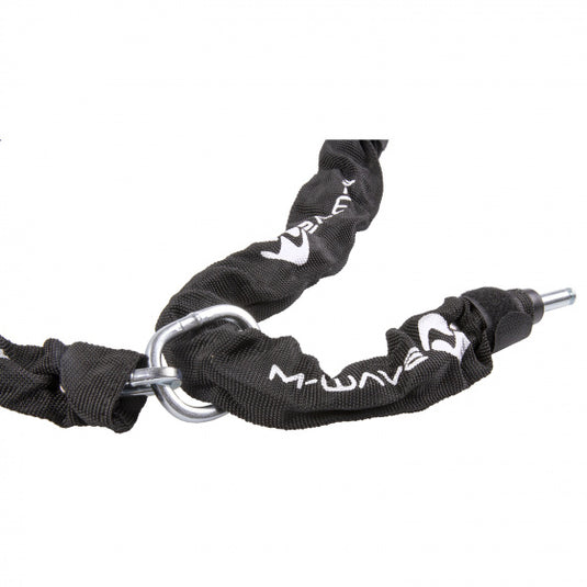 M-Wave Ringslot met insteekketting 1500 x 5,5 mm zwart