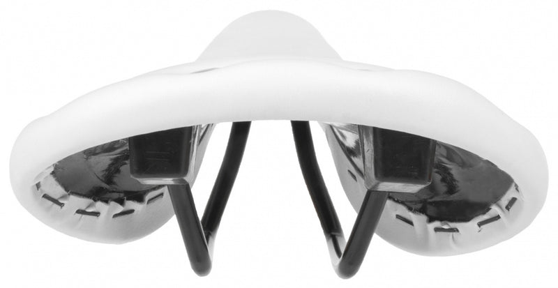 Afbeelding laden in galerijviewer, M-Wave Rivet race zadel unisex imitatie leer wit
