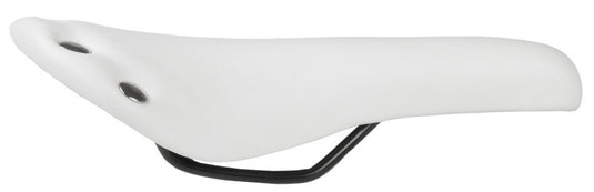 M-Wave Rivet race zadel unisex imitatie leer wit