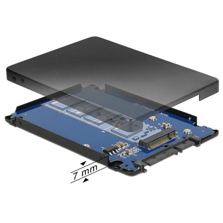 Load image into Gallery viewer, M.2 ssd naar 22-polig sata behuizing

