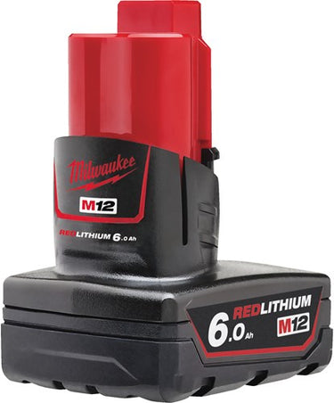 Milwaukee m12 b6 li-ion accu v12 6.0ah m12™ - 4932451395