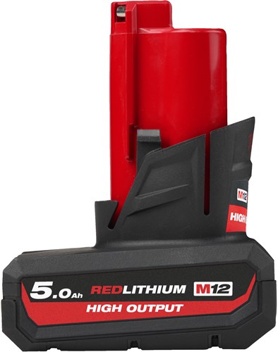 Load image into Gallery viewer, Milwaukee accessoires m12 hb5 (high output) | m12 high output 5.0 ah accu - 4932480165
