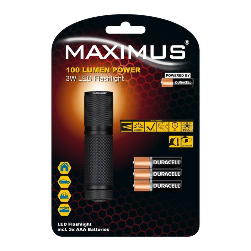 Load image into Gallery viewer, Maximus led zaklamp 3w ø2,8x10cm
