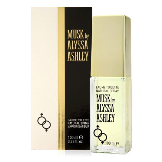 Alyssa ashley eau de toilette spray musk 100ml unisex