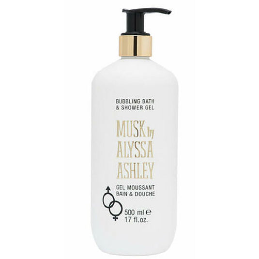 Alyssa ashley douche met pomp musk 500ml unisex