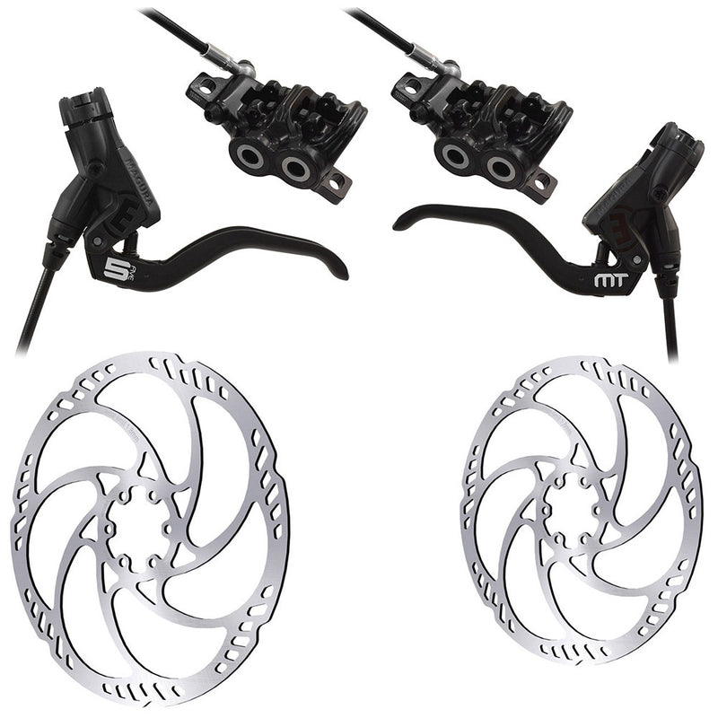 Load image into Gallery viewer, Magura mt5 disc brake set + storm hc | 180 mm 180 mm
