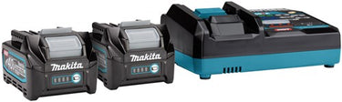 Makita toebehoren - set van 12 a lader en 2x 40 v xgt 2,5 ah accu 191j81-6