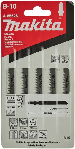 Load image into Gallery viewer, Makita accessoires decoupeerzaagblad b10 - t301cd | 5 stuks - a-85628
