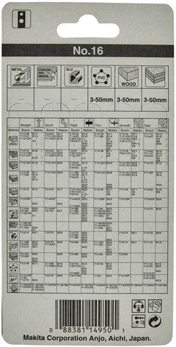 Load image into Gallery viewer, Makita accessoires decoupeerzaagblad no16 - a-85830
